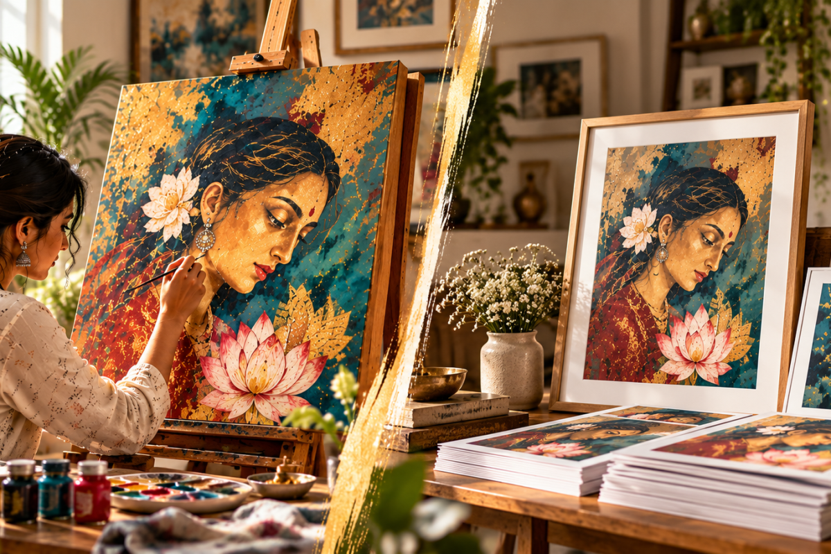 Original Art vs Prints: What Art Buyers Should Know | Rangreet